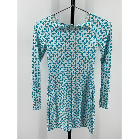 Coperni 'Twisted' Blue Polyamide Cut Out Mini Dress Size XS - Picture 3 of 6